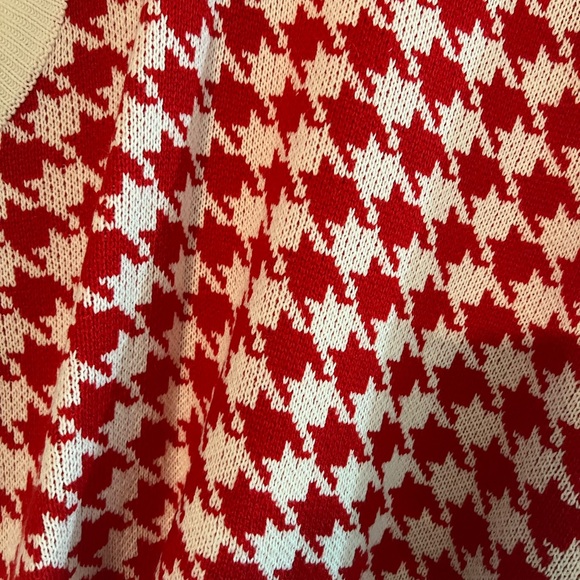 🔥 2/12$ ✨ Sleeveless knit white and red vest for women - Picture 4 of 4